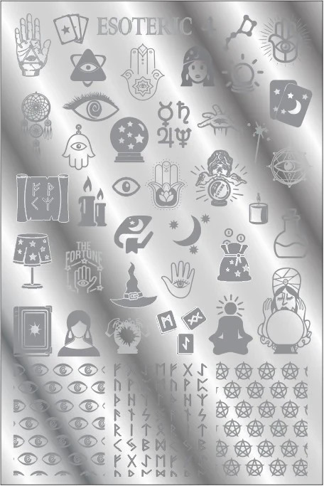 Mundo de Unas Esoteric (4) Nail Stamping Plate
