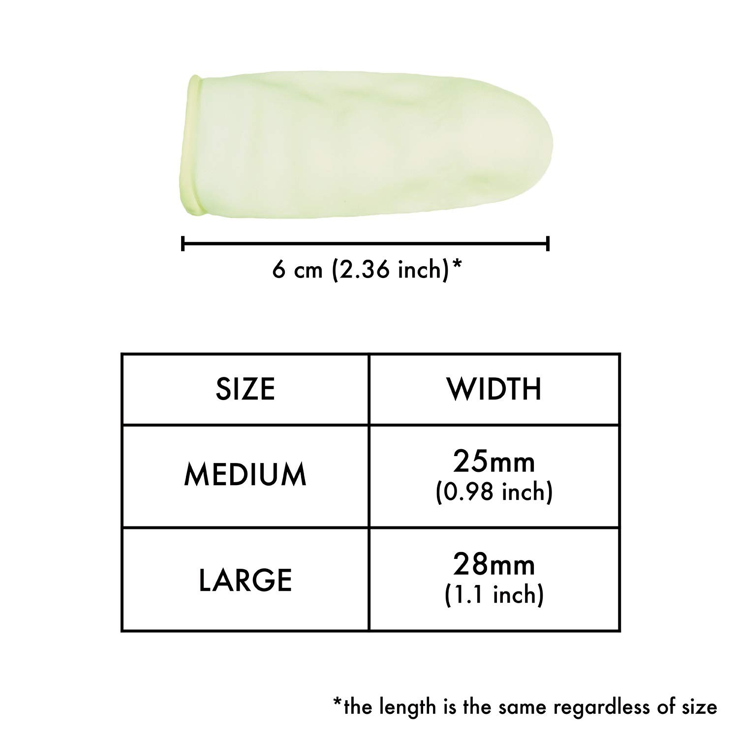 Disposable Latex Finger Cots 200pcs (Large), Anti-Static Rubber Fingertips