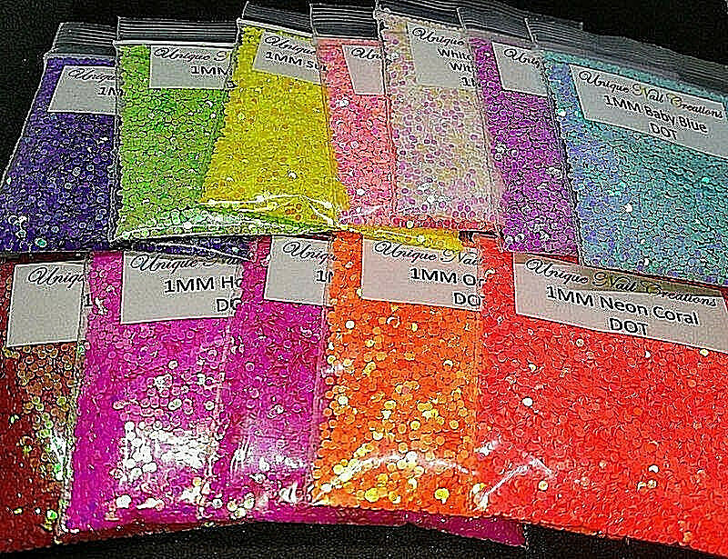 1MM DOT Shape~Pastel Pearl~Nail•Acrylic•Gel•Body Art•Face•Festival•Crafts