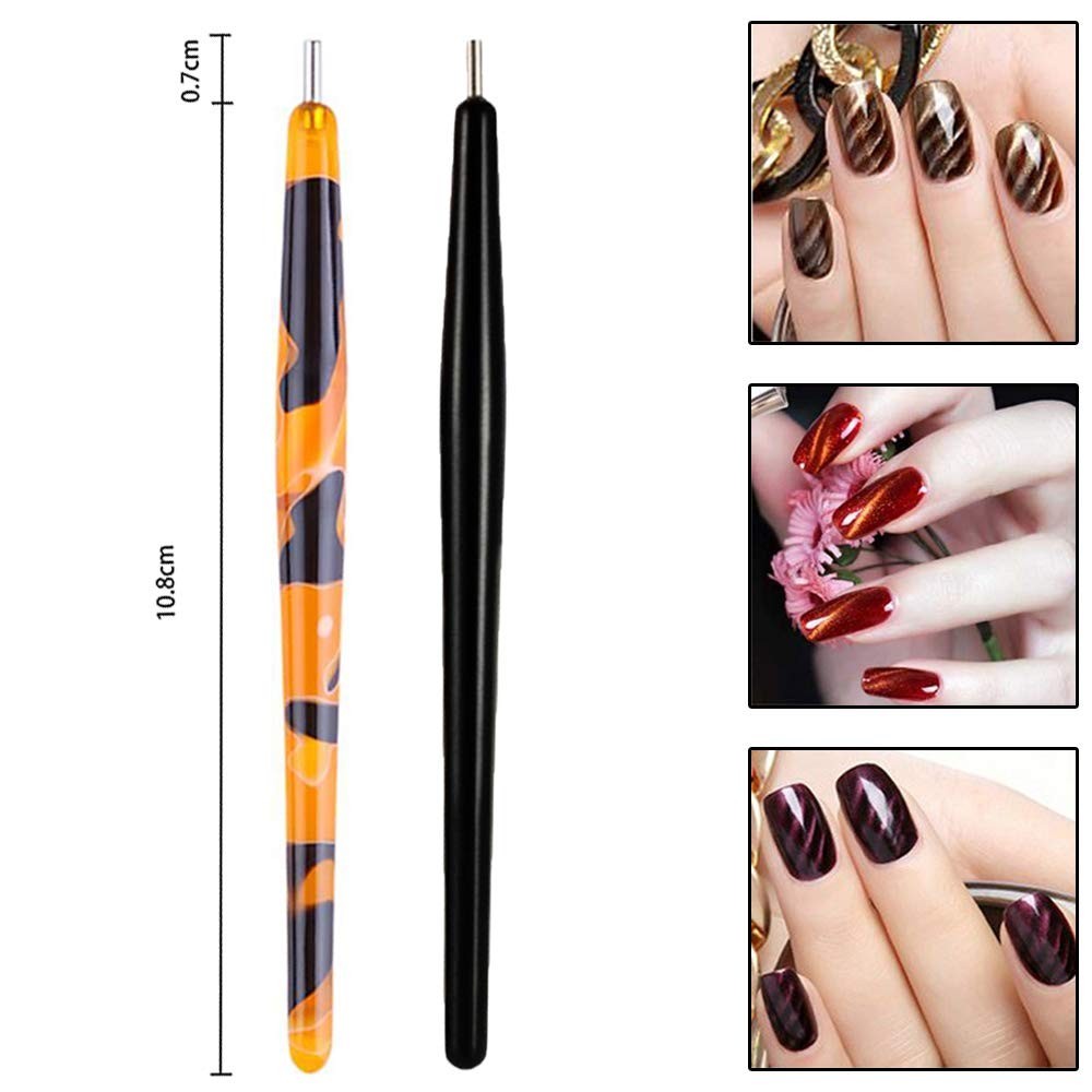 Professional 6Pcs Cat Eye Nail Art Pen Set – Unleash Your Nail Creativity