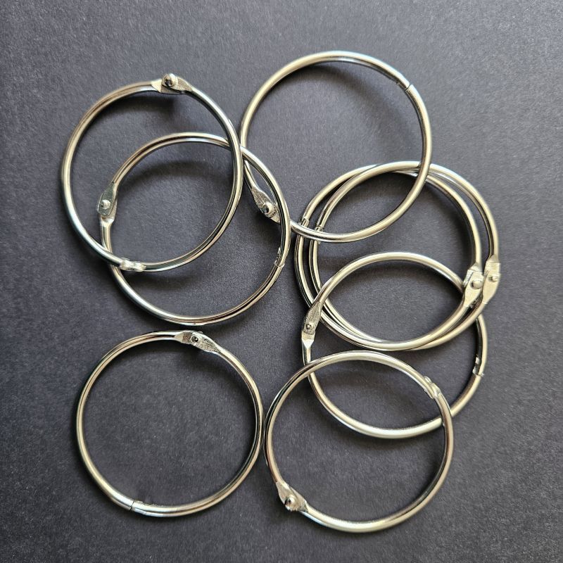 Fake Nail Display Metal Ring Oval Nail Art Wheel Polish Practice Sample Swatches