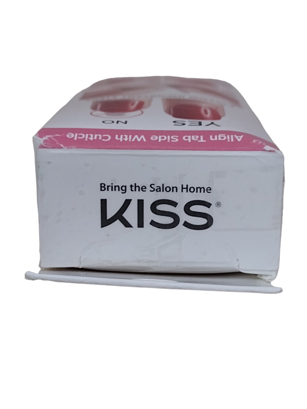 Kiss ImPRESS PEEL & PRESS ON NO GLUE MANI MANICURE 30 Short Nails BARE FRENCH