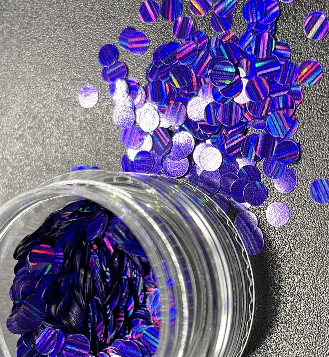 Colorful Nail Glitter Powder Chucky Shape Nail Art 6 STACK Decoration Tips