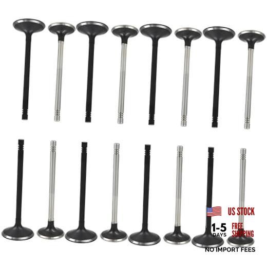 16 Pcs Intake Air-out Engine Valves 12622329 12615936 Replacement for GM 2.0