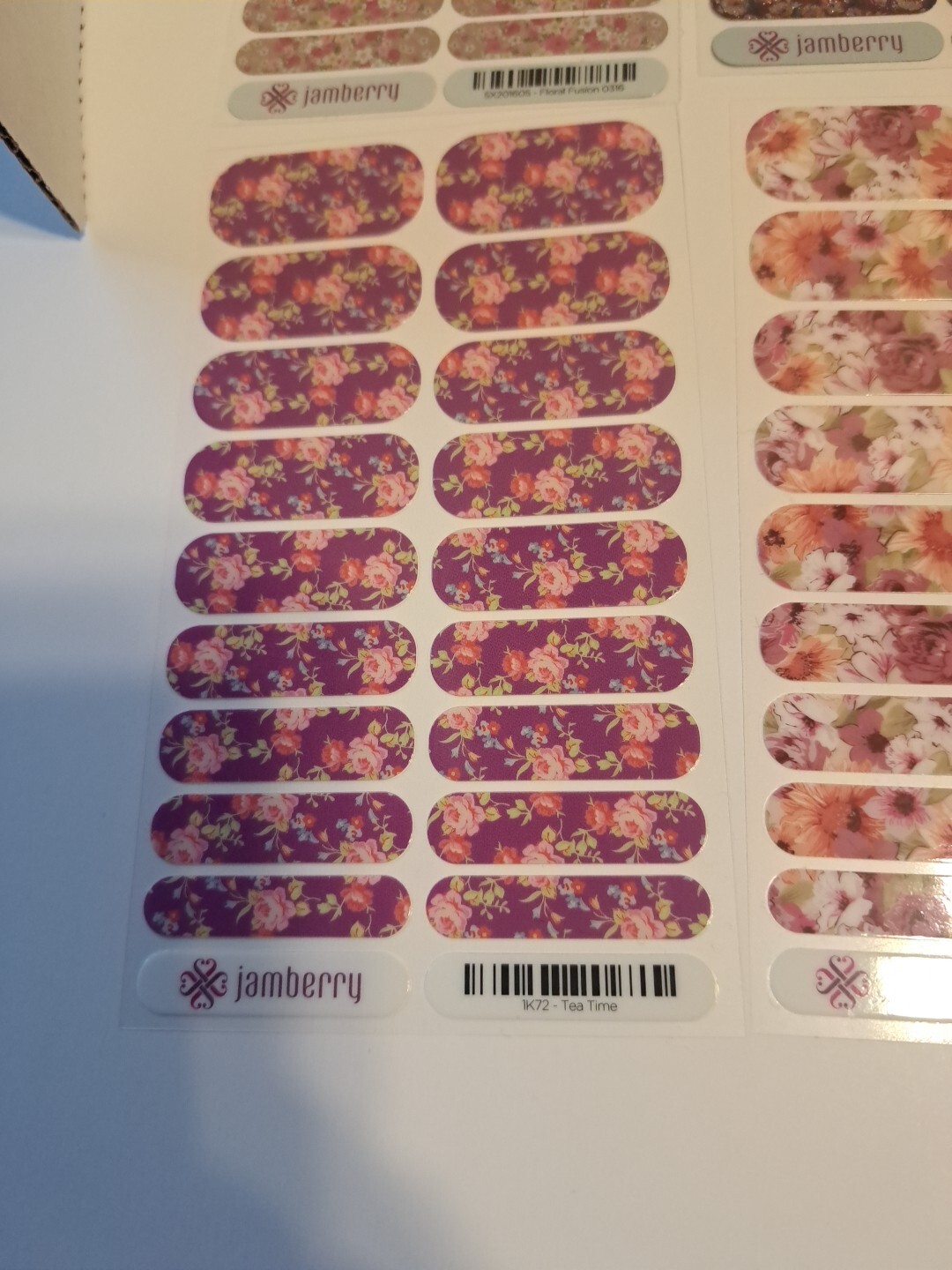 Jamberry Nail Wraps Lot of 10 Full Sheets Spring Florals