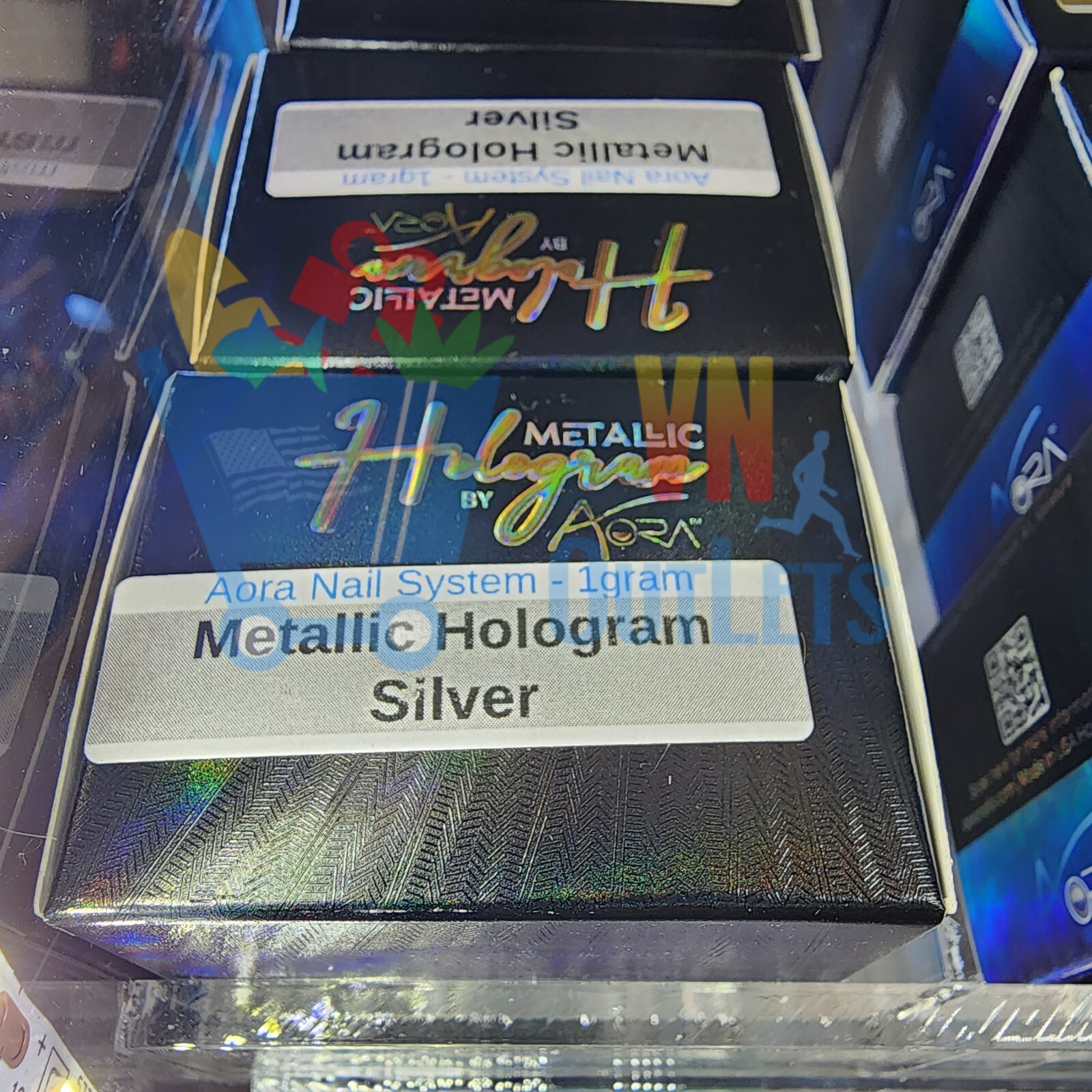 Aora Metallic Hologram Silver 1 gram