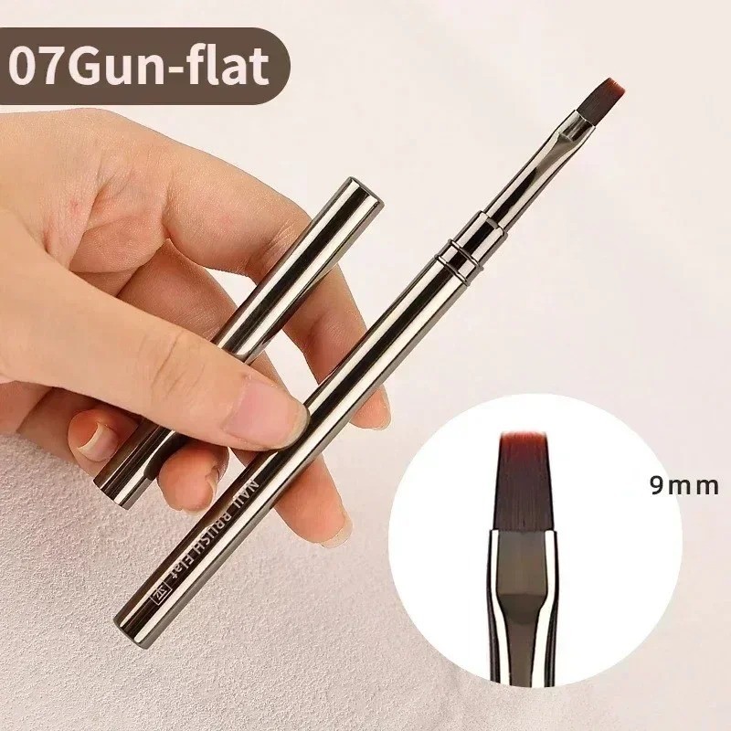 5pcs Nail Art Liners Striping Brushes Fine Line Drawing Detail Painting Blending