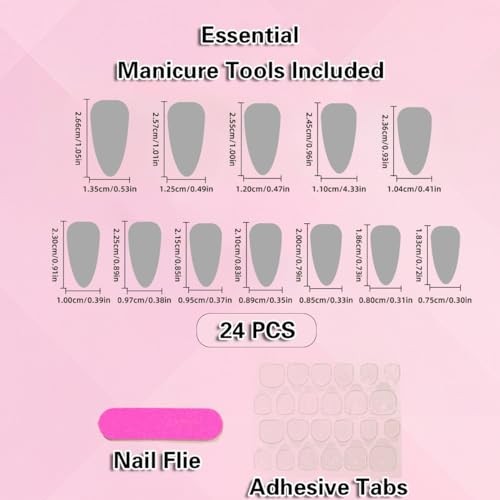 Almond Press on Nails Cat Eye Short Almond Cat Eye Pink Light Purple Bling