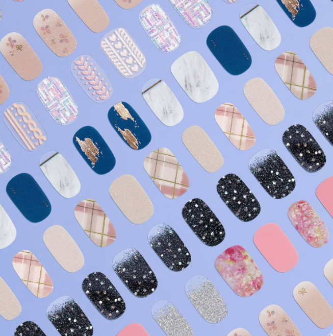 Sally Hansen Salon Effects Nail Strips | No UV Light Needed, Call of Blue-ty