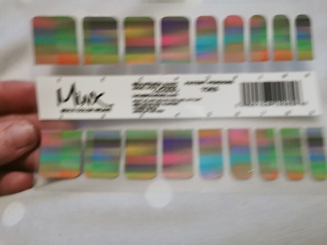 Multi Colour Weave MINX PROFESSIONAL NAIL WRAPS NEW SALON QUALITY