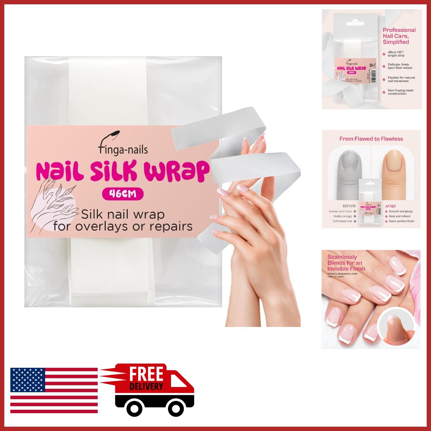 Fingernail Repair Patches – Silk Wraps for Cracked Nails and Easy Fixes