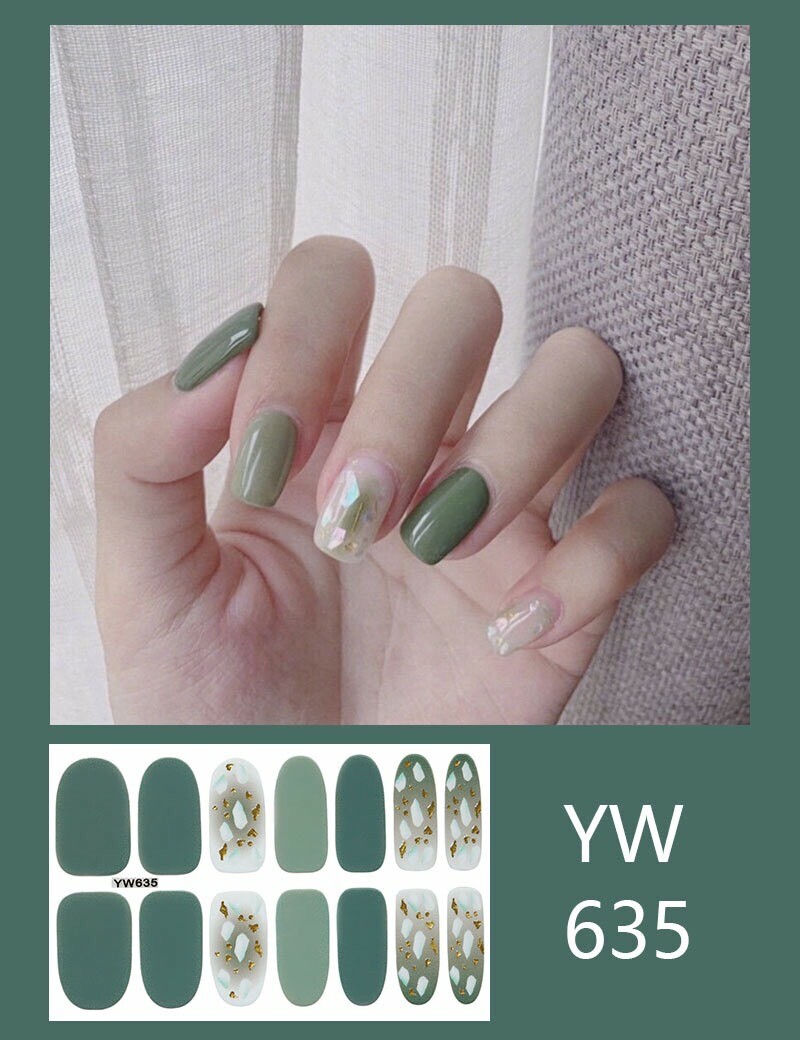 Wraps Stickers Nail 14 Self-Stick Fashion Decoration Nail Art Sheets