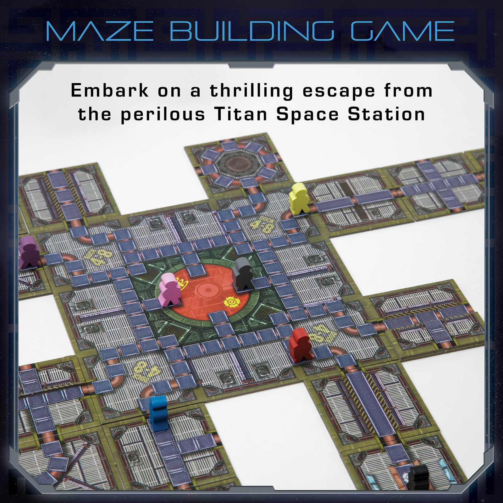 No Escape Board Game – Strategy Games for Volume: 331.5 cubic inches