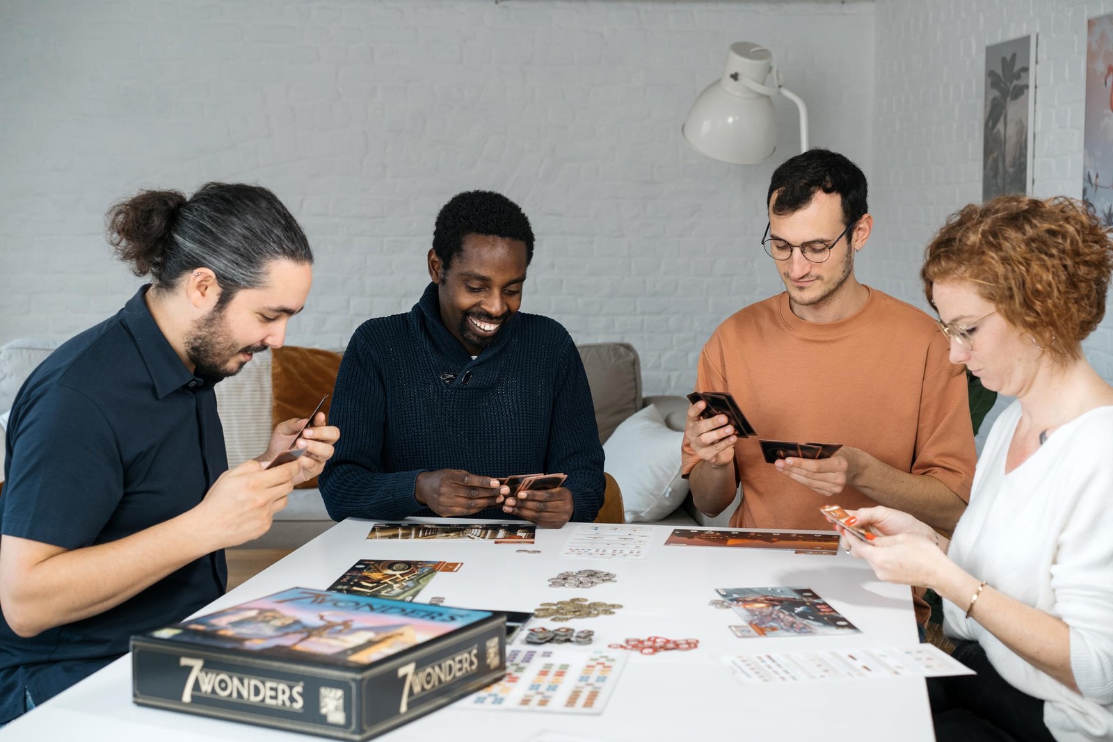 Asmodee 7 Wonders Board Game (New Edition) – Lead Your eén maat, Multicolor