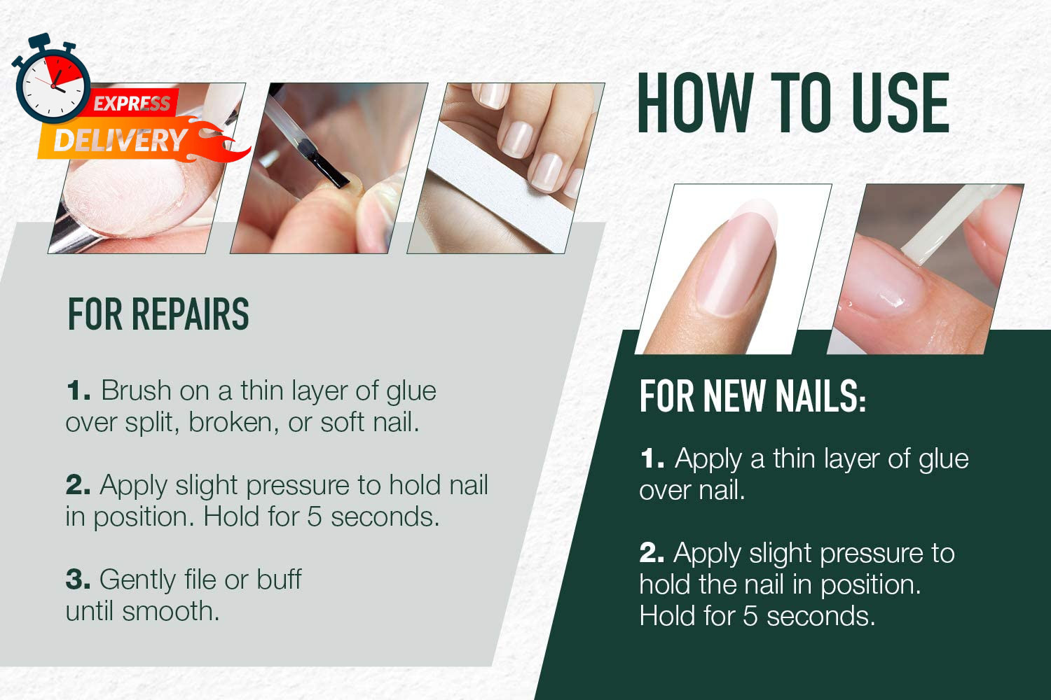 IBD 5 Second Nail Filler Powder