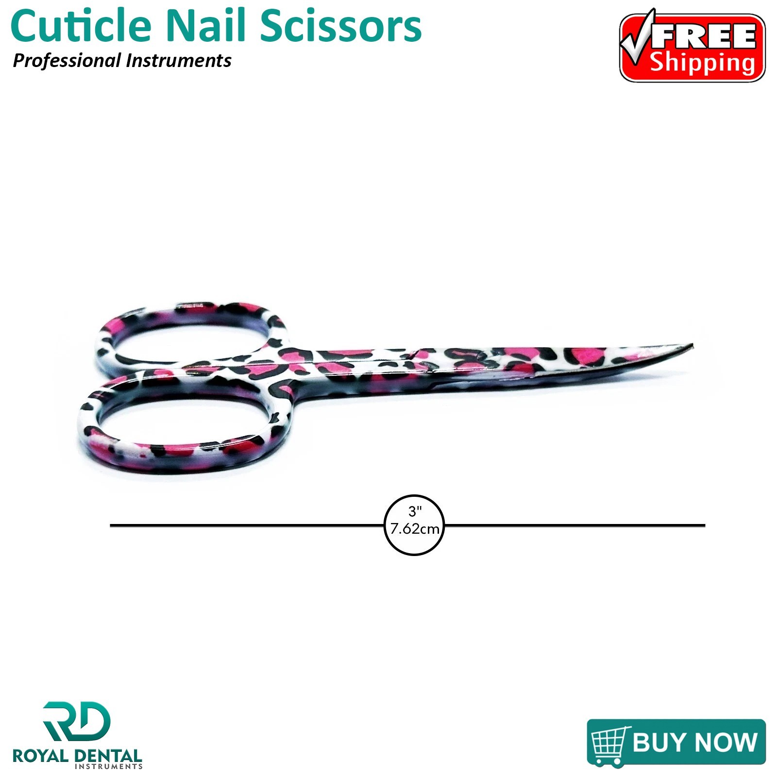 Finger Toe Nail Professional Scissors Arrow Point Steel Manicure Cuticle