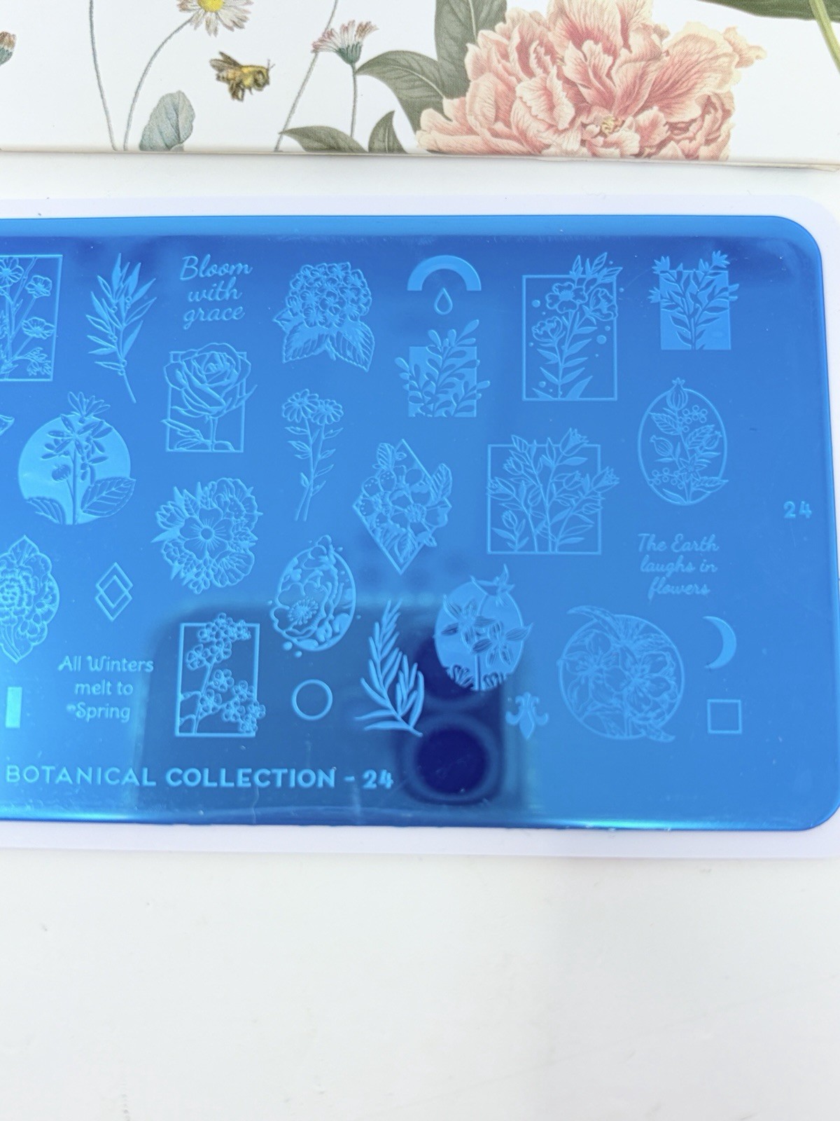 MoYou London Botanical Collection Nail Stamping Stamp Plate Flowers Floral