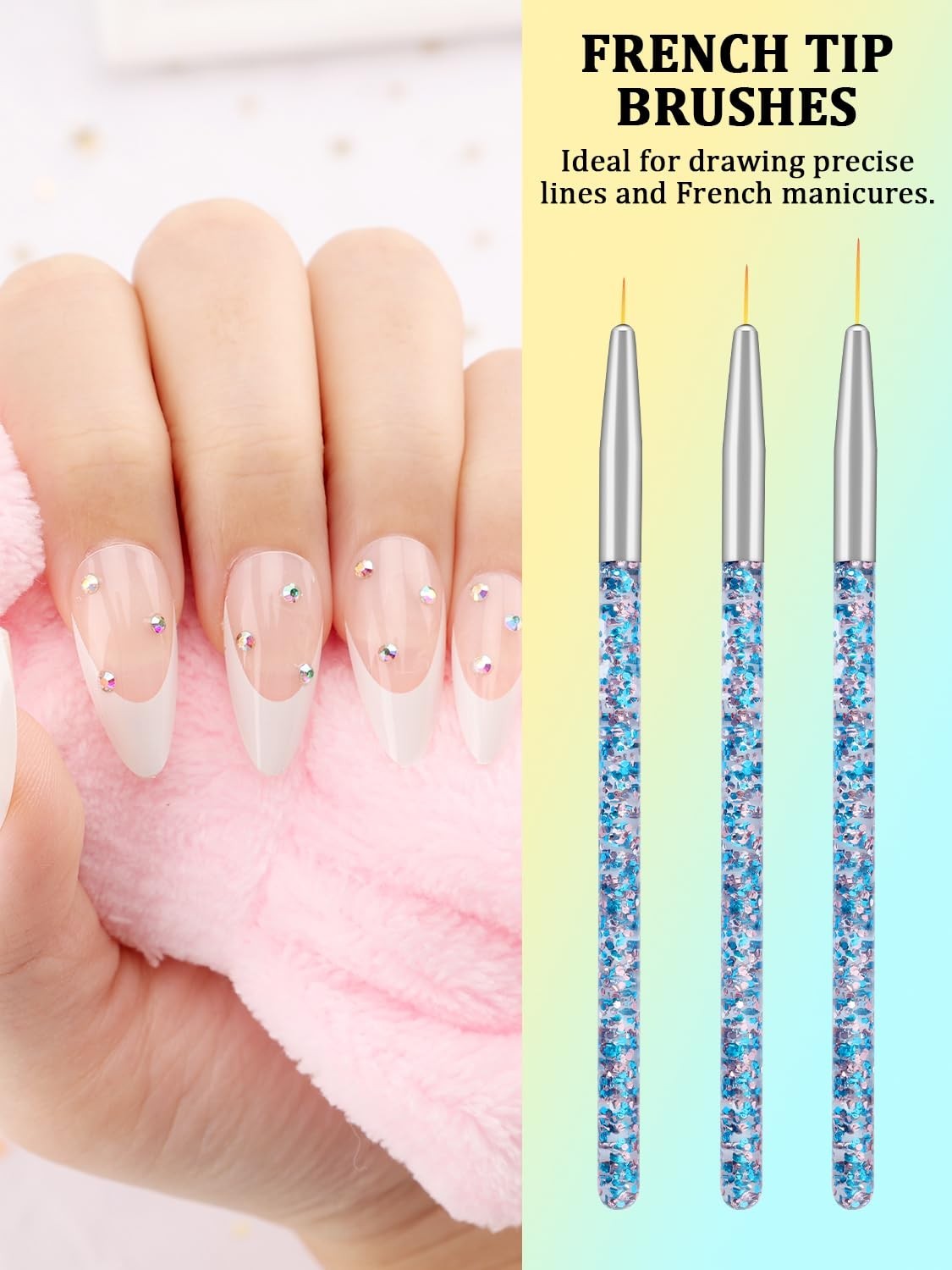 Nail Art Tools Set, Nail Stand for Press on Holder for Painting Nails, Nail Art