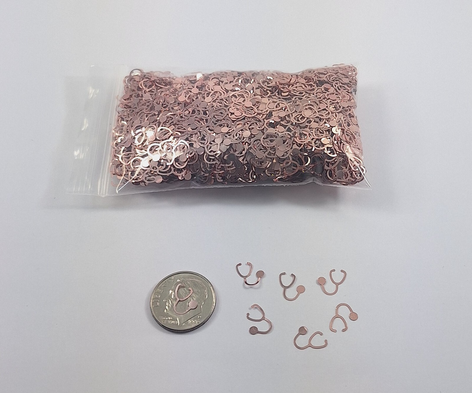 Stethoscope Shaped Solvent Resistant Glitter For Resin-Tumblers-Crafts