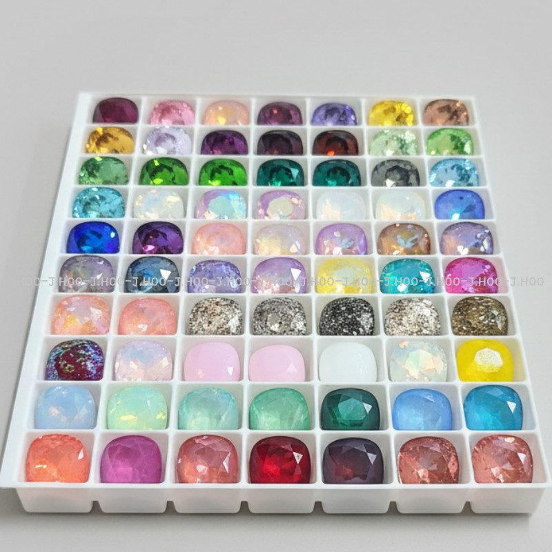 Swarovski 4470 Cushion Square Fancy Stone10mm(2pcs)