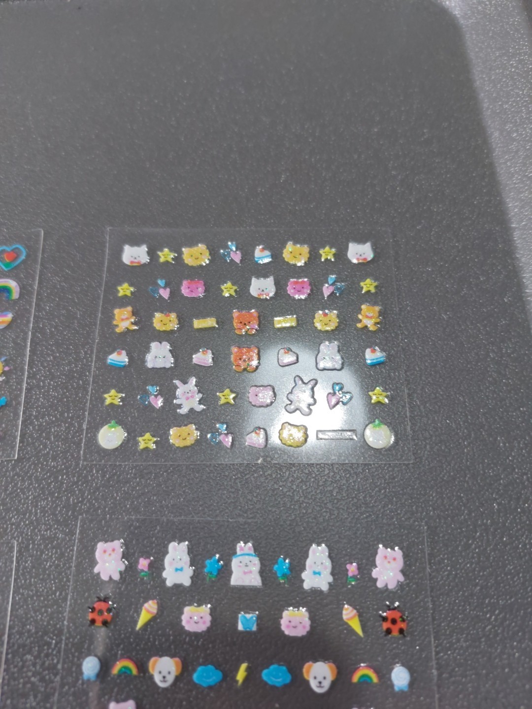 10 X Small Sheets Of Cute Nail Art Stickers (D162) New