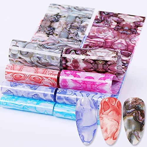 150 Sheets Nail Foil Starry Sky Star Laser Transfer Foil Iridescent Style