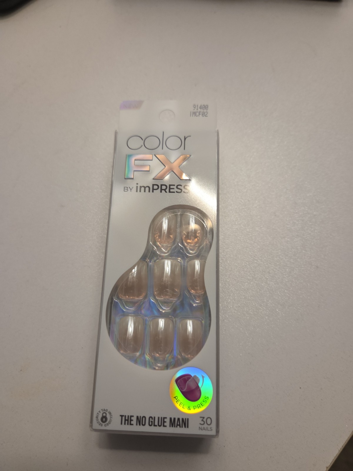 color fx impress nails short