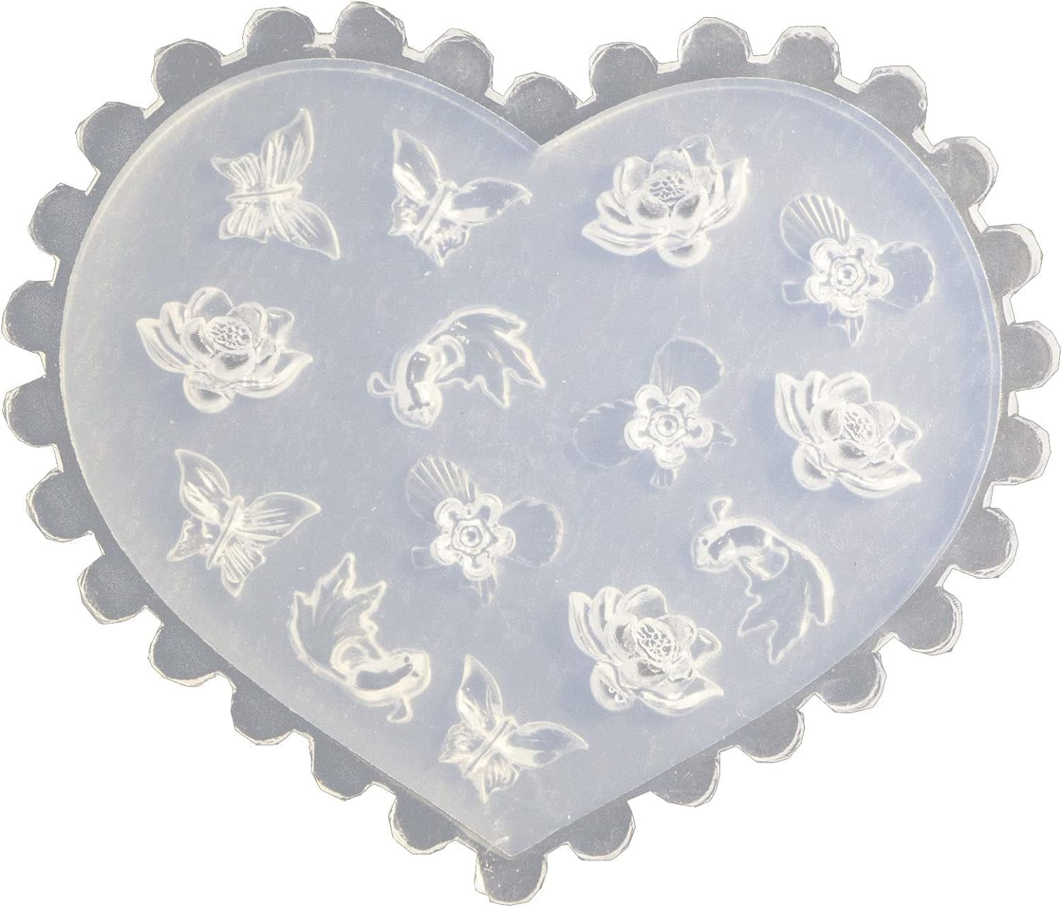 White DIY 3D Silicone Nail Art Decortive Design Mold Nail Art Making Tools Mould