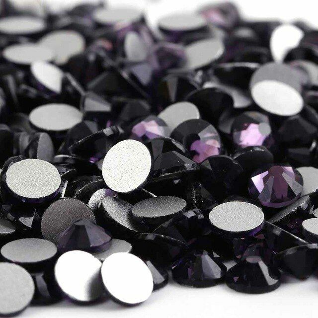 SS3 ~ SS30 AAAAA Crystal Non Hotfix Nail Art Rhinestone Glass Strass DIY Garment