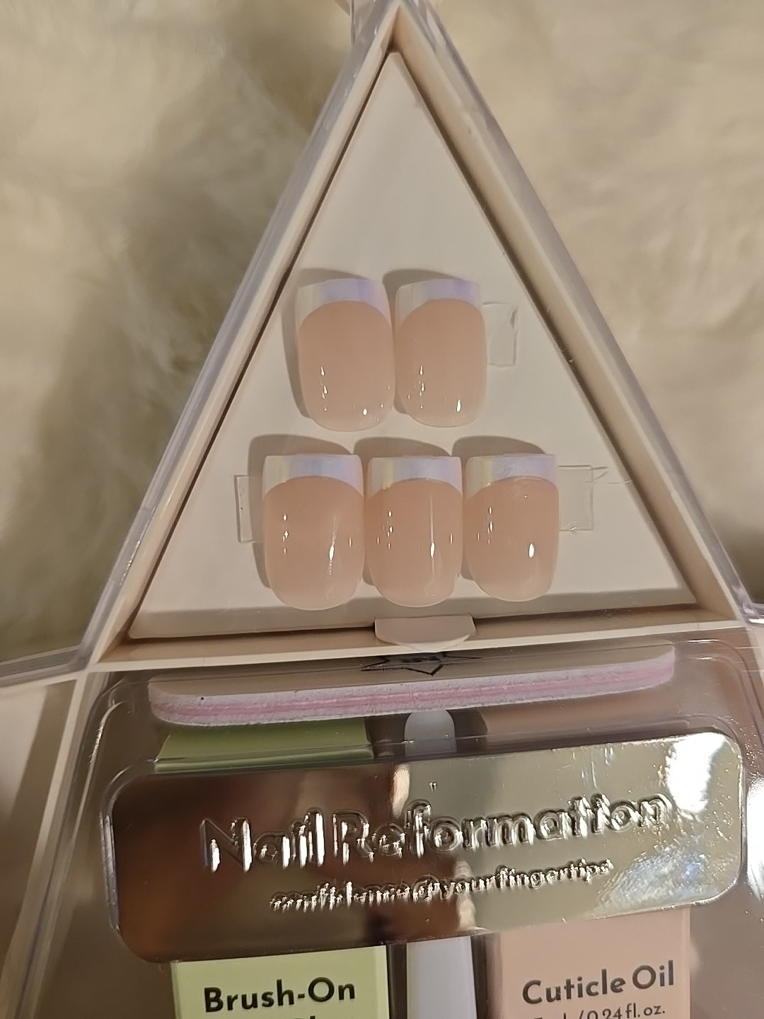 Nail Reformation Press On Nails Star Box Bare Essentials French Square