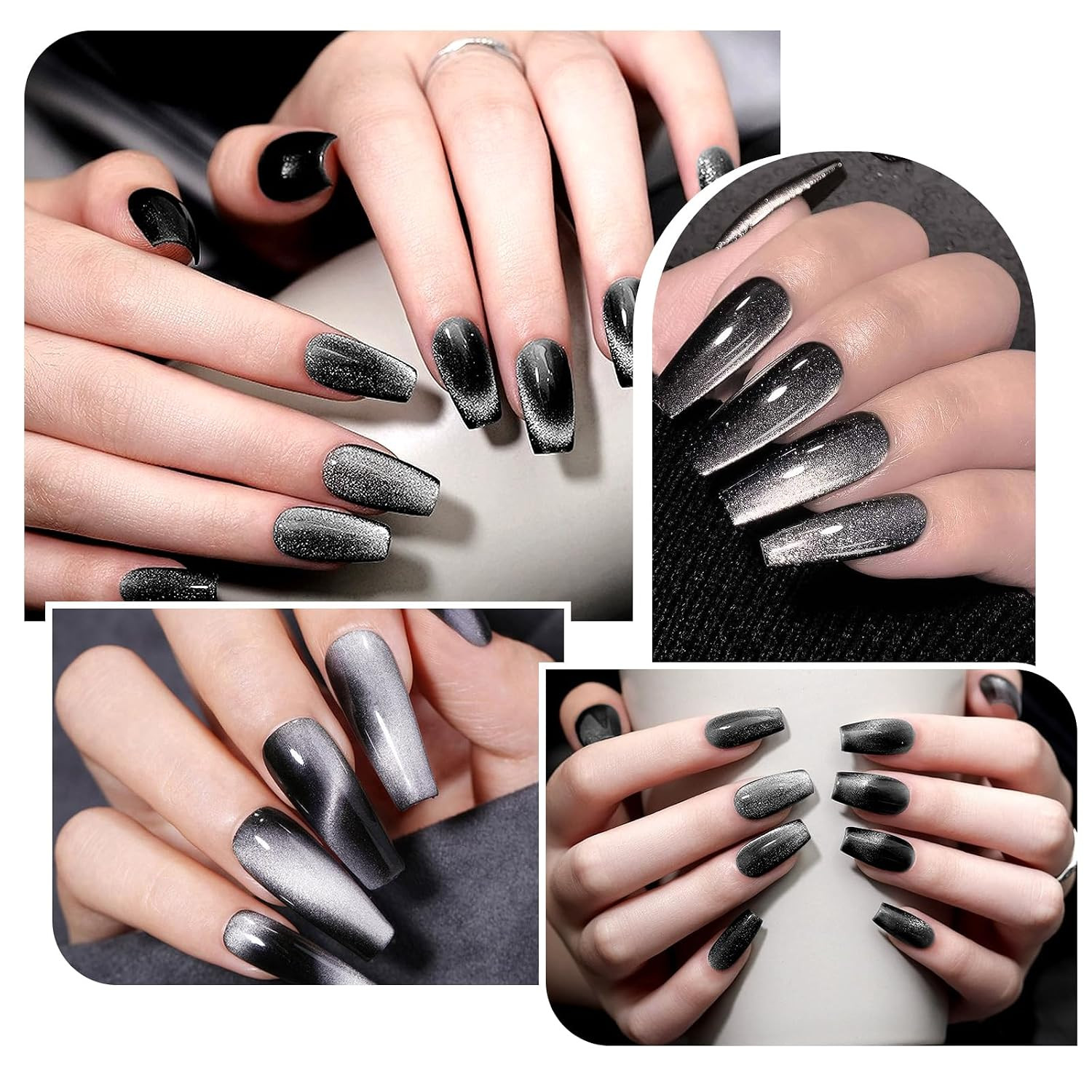 Nail Magnet Tool,Super Long Double-Head Nail Magnet Pens Magnet Stick 3D Magneti