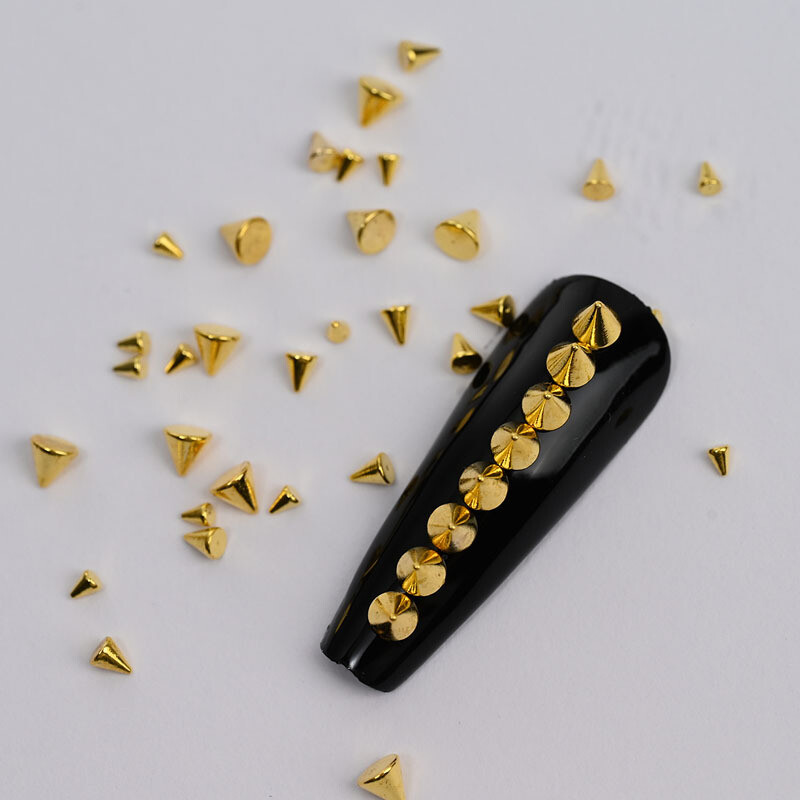 Nail Art Rivet Decor Punk Manicure Spikes Metal Studs Decor Charms Nail DIY