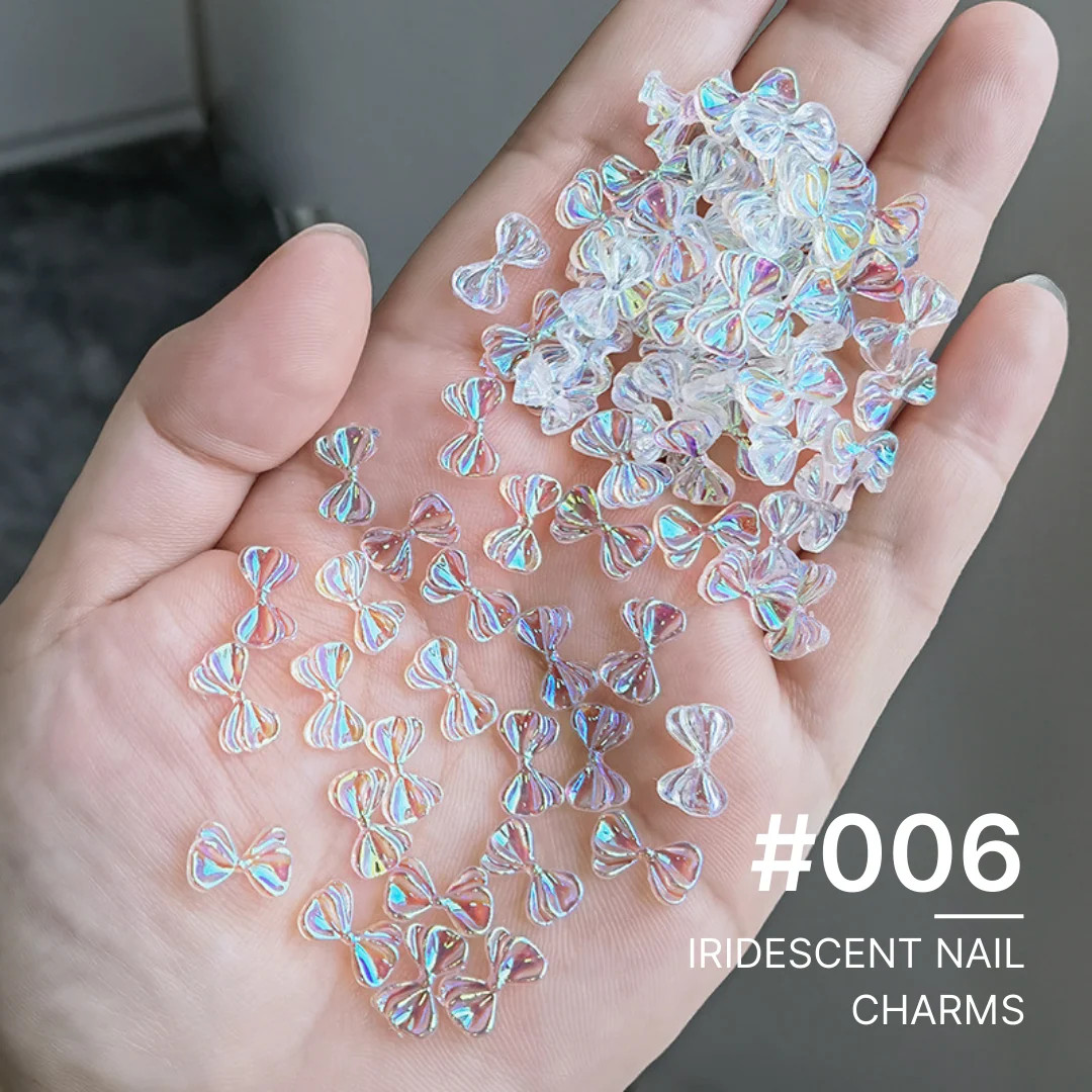 Iridescent Nail Charms