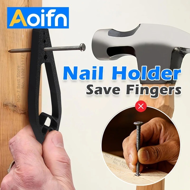 Nail Holder Tool Finger Protection Nail Fixer for Woodworking DIY