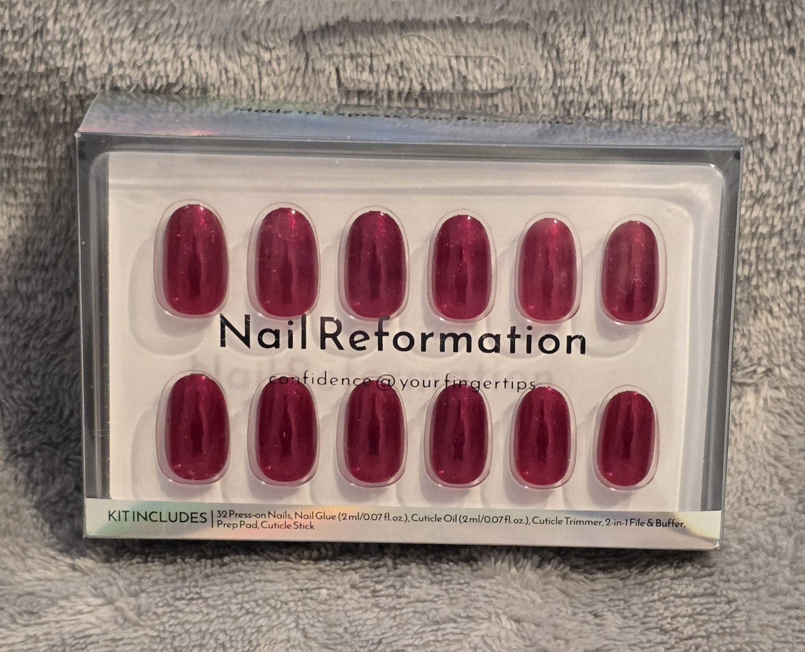 NAIL REFORMATION Salon Quality Press On Nail Set Of 30-ROUND