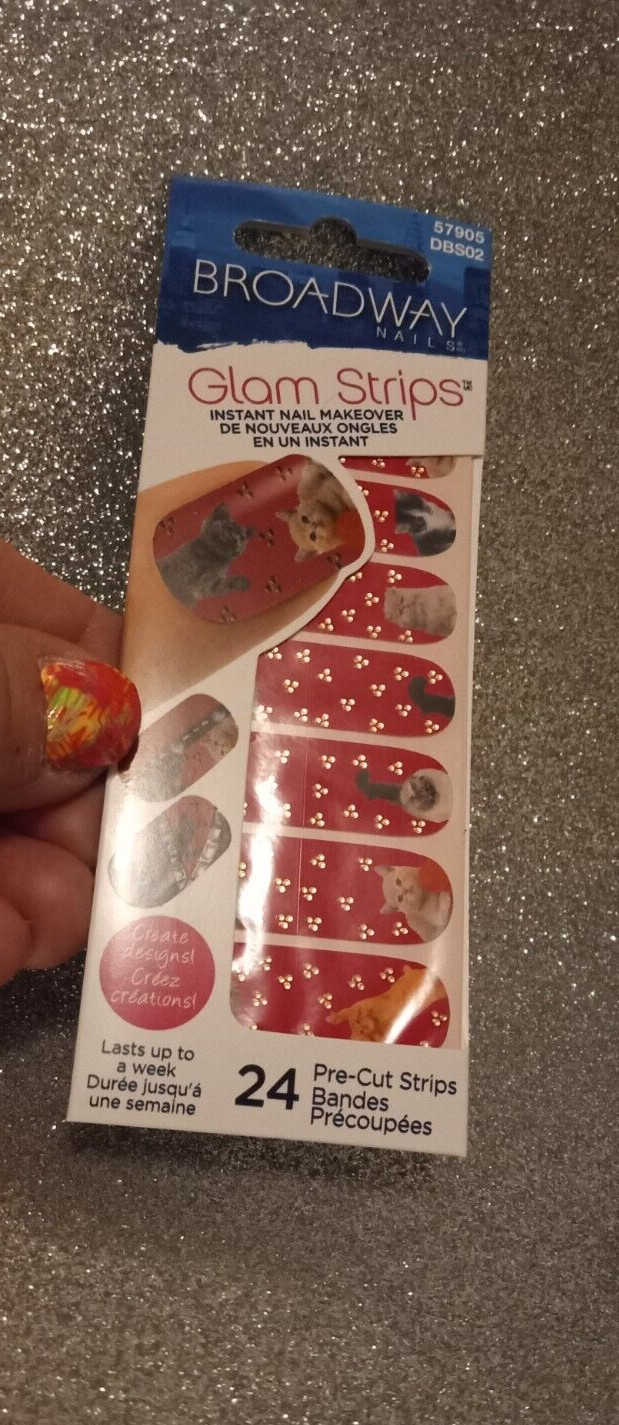 Broadway by KISS *GLAM STRIPS* for Nails, Many Designs, Price per Pack✨