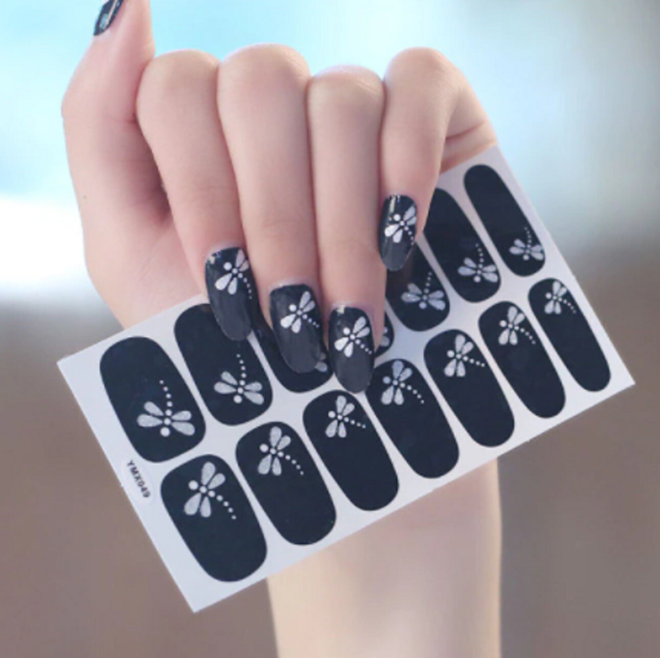 14 pcs/sheet Nail Art Self Adhesive Water Proof Nail Wraps