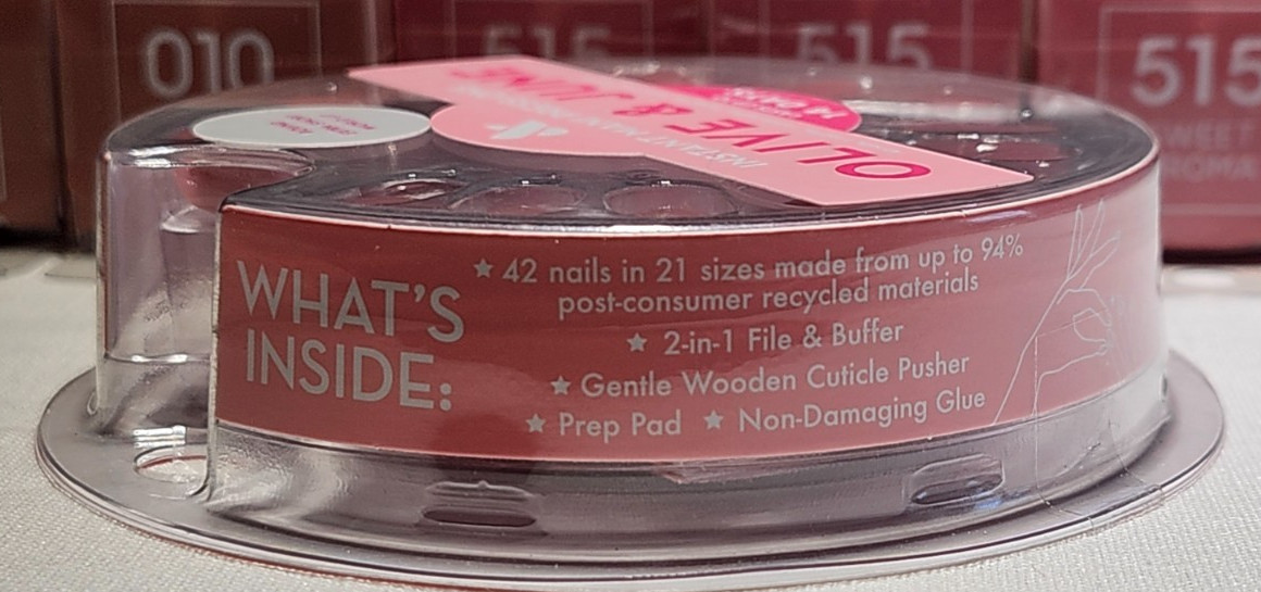 6 Brand New Boxes of Press-On Nails/5 imPRESS & 1 Olive & June – Variety (NEW)