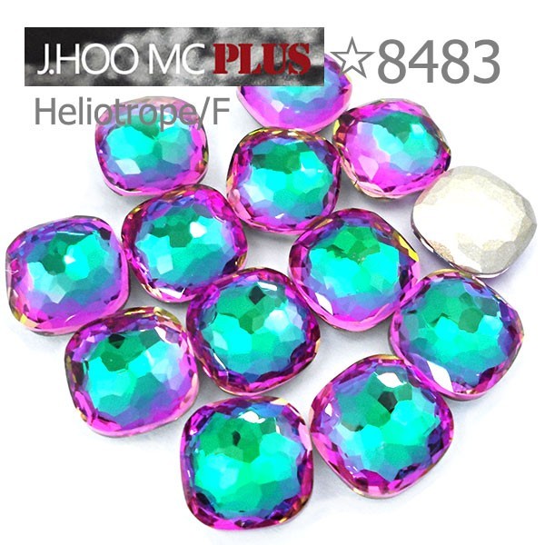 J.HOO Crystal 8483 Cushion V-Cut Fancy Rhinestones 8mm Nail Art (6pcs)