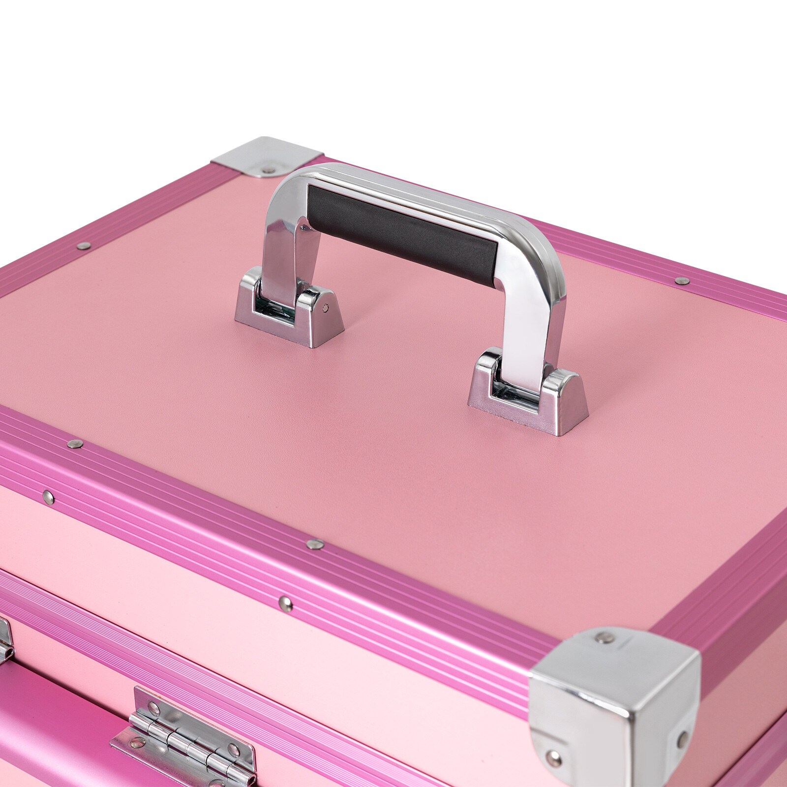 Foldable Manicure Table for Nail Tech, Nail Desk Station Makeup Storage Table