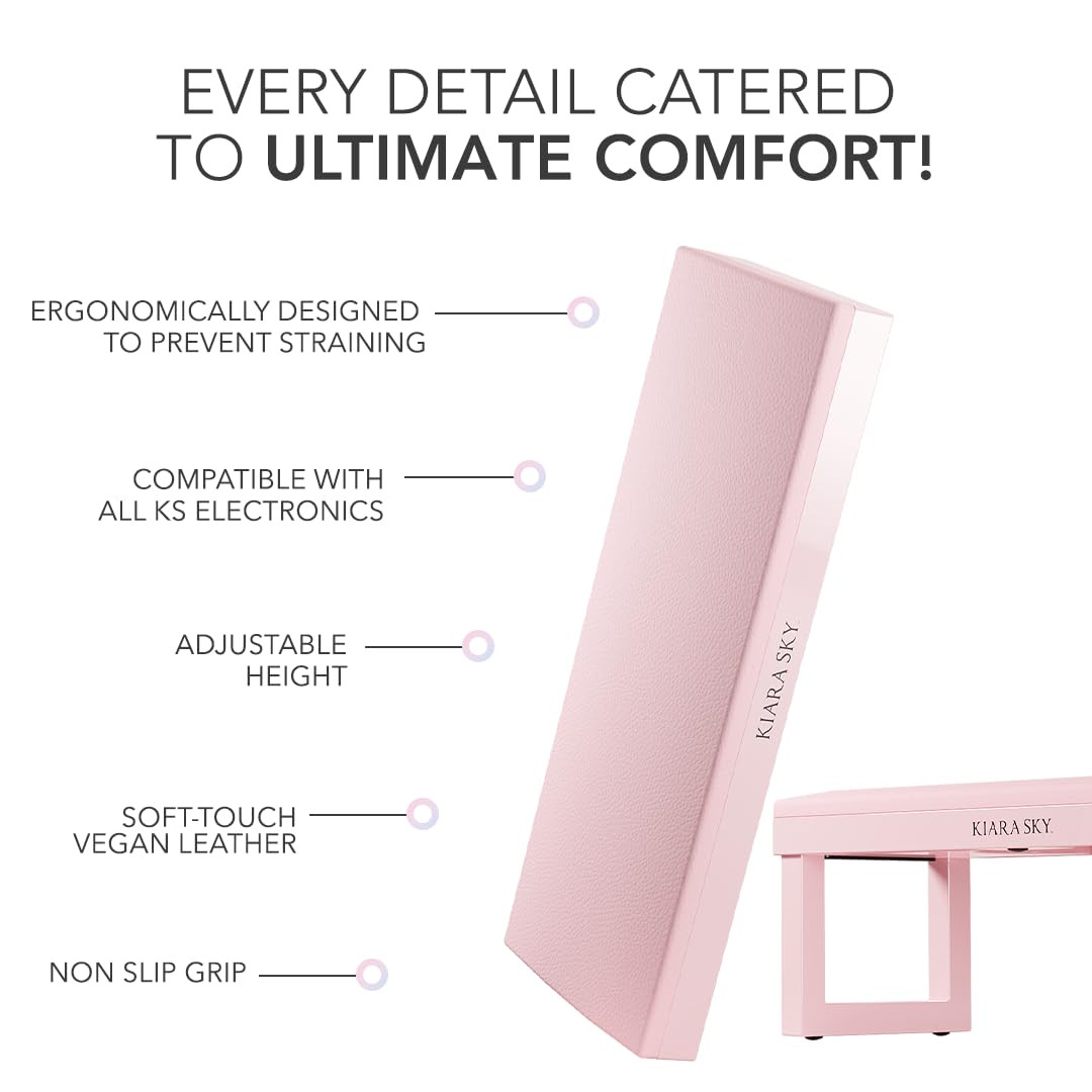 Arm Rest – Acetone Resistant & Waterproof for Manicure & Pedicure Technician Sta