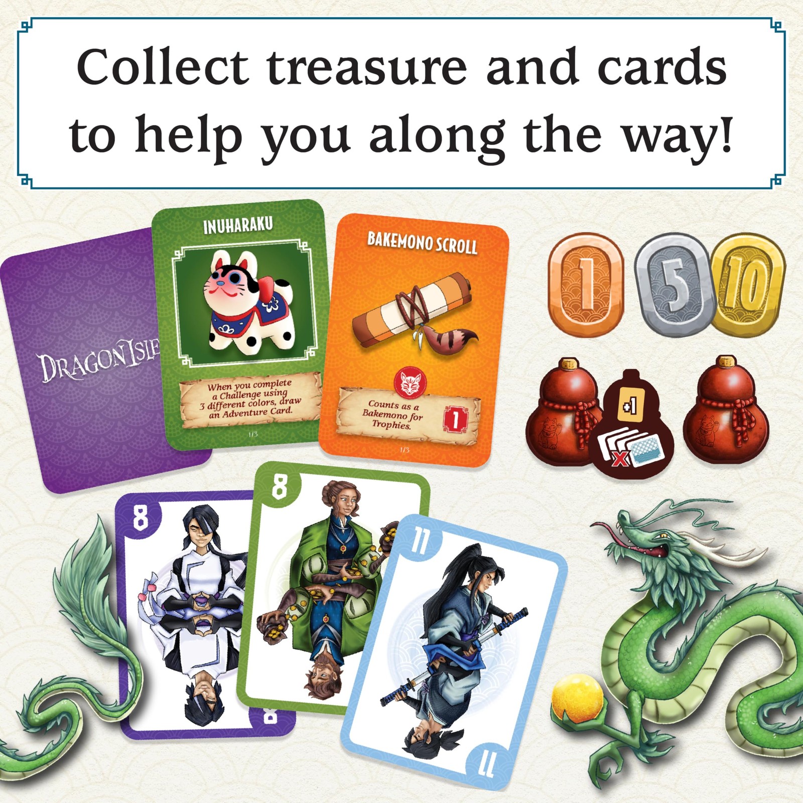 DragonIsles – Fantasy Adventure Family Board Game for 2-5 Compact, Multicolor