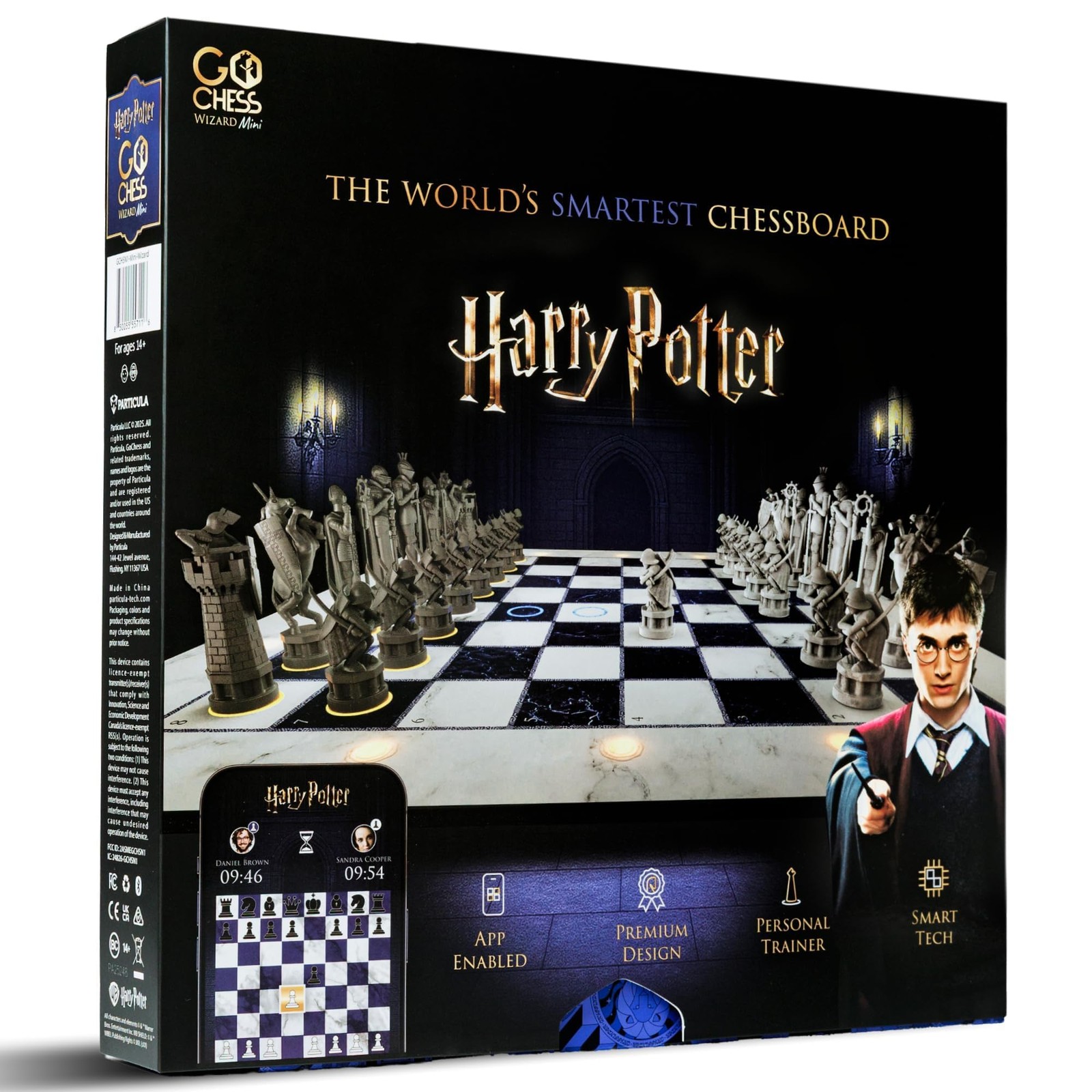 Harry Potter Electronic Chess Board Game. Standard (35mm x 35mm square size)