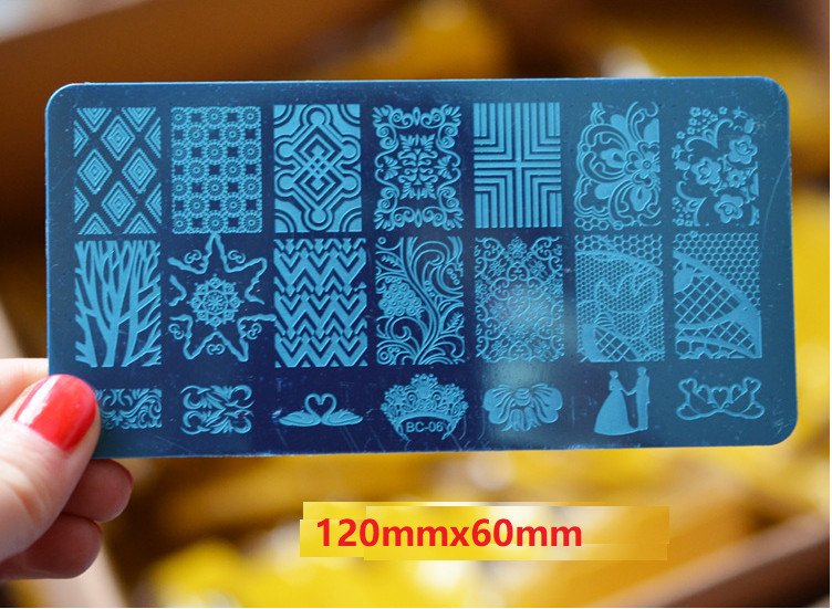 PICT YOU Manicure Stamping Plates Nail Art Stamp Templates Stainless Steel Image