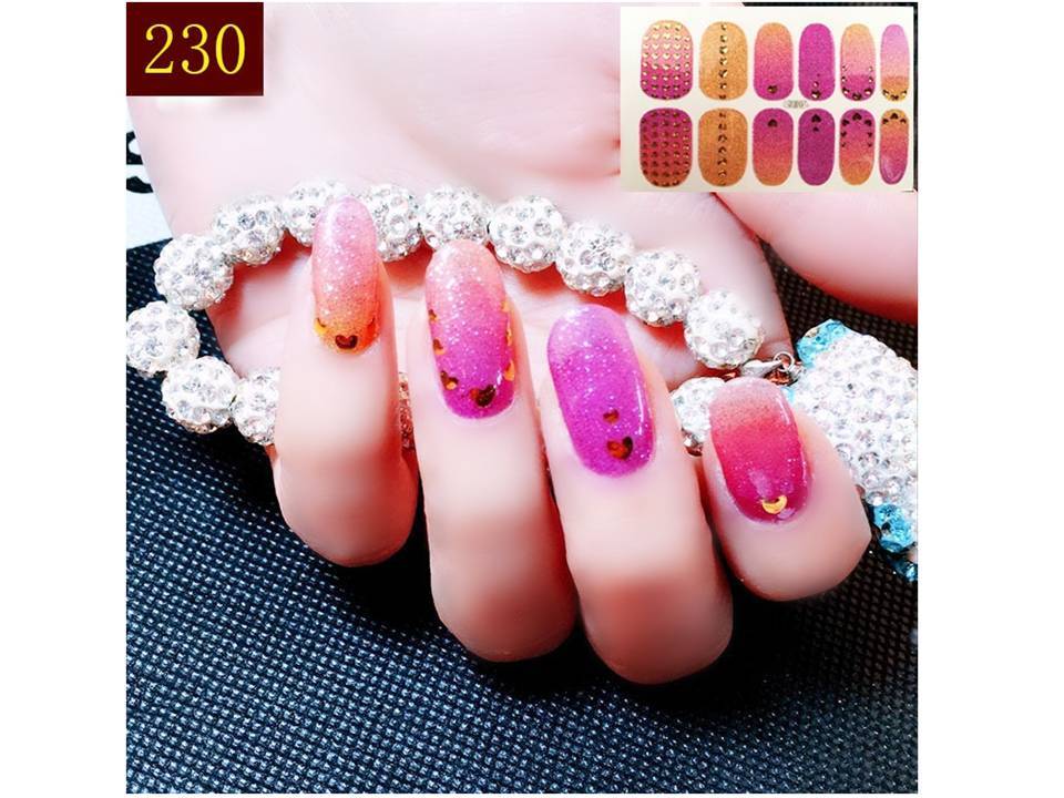 NAIL WRAPS STICKERS – Full Self Adhesive Polish Foils Decoration Art Decals
