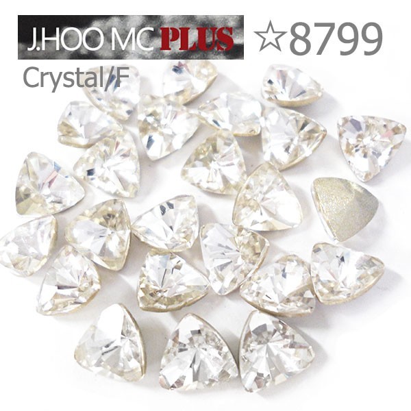 J.HOO Crystal 8799 Trillion V-Cut Fancy Rhinestones 6.1x6mm Nail Art (10pcs)
