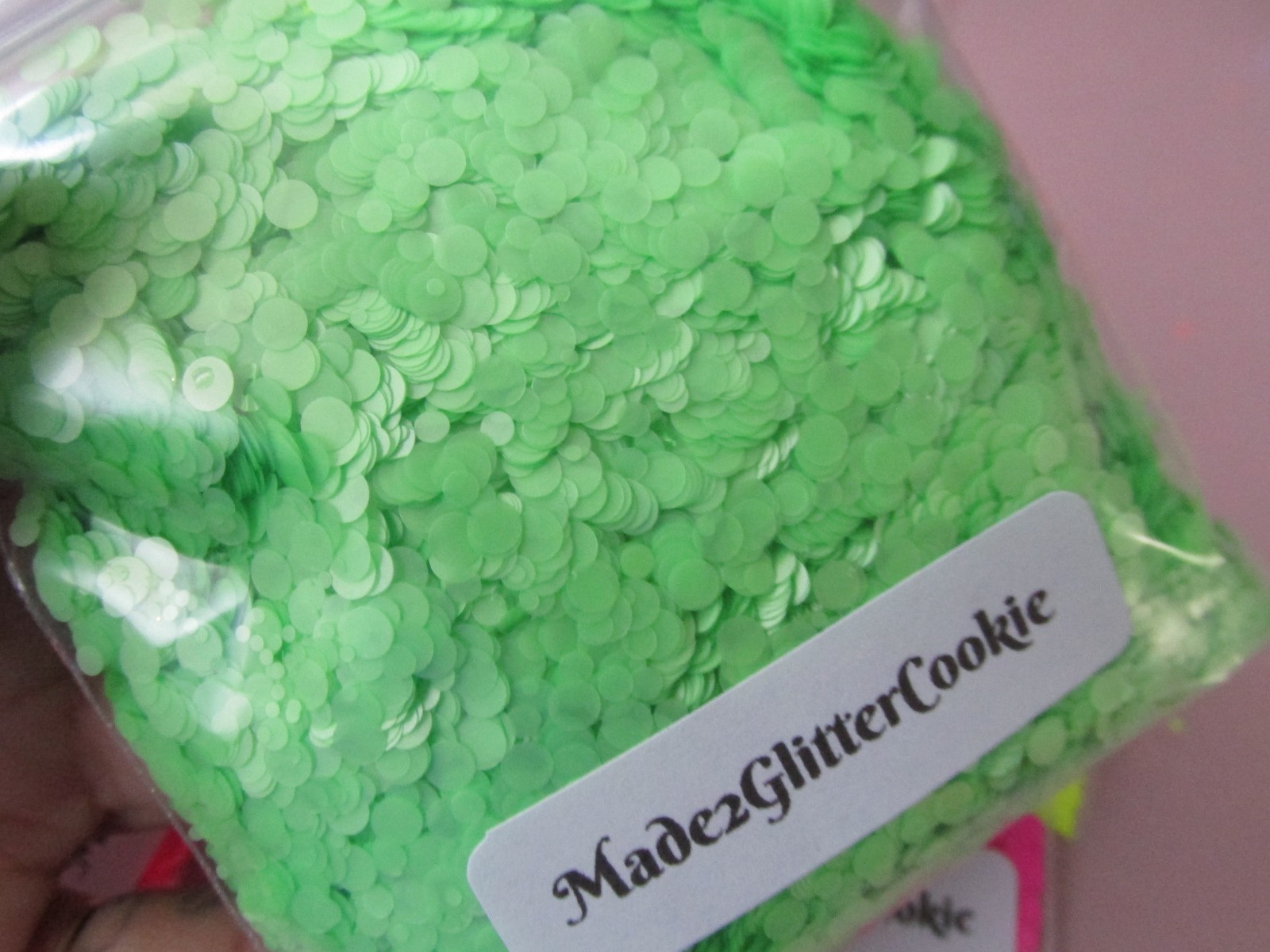 Neon Mixed Dots Glitter nail art/crafts