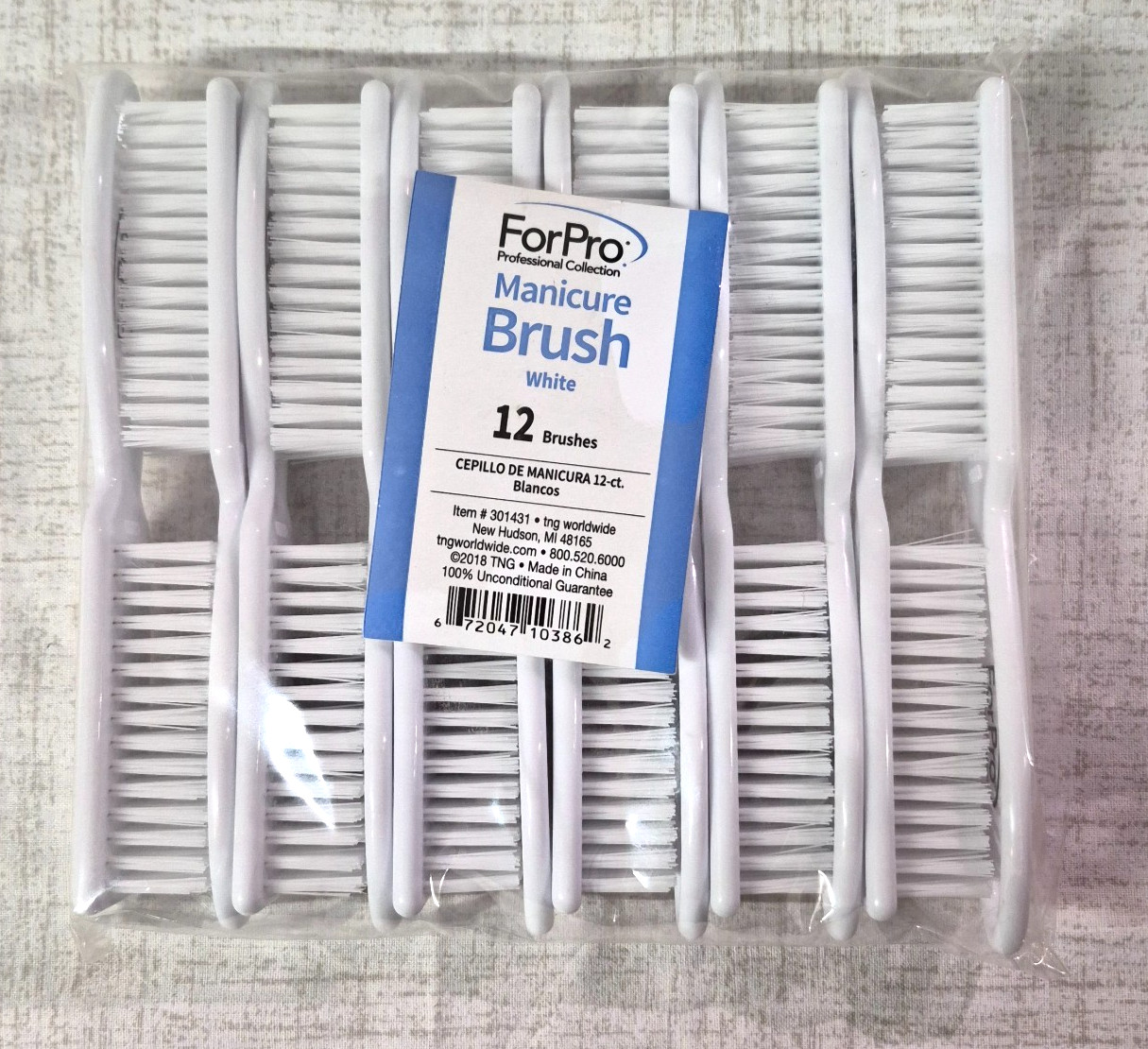 12pk Premium Manicure Nail Cleaning SCRUB BRUSH Art Powder Dust Pedicure Kitchen