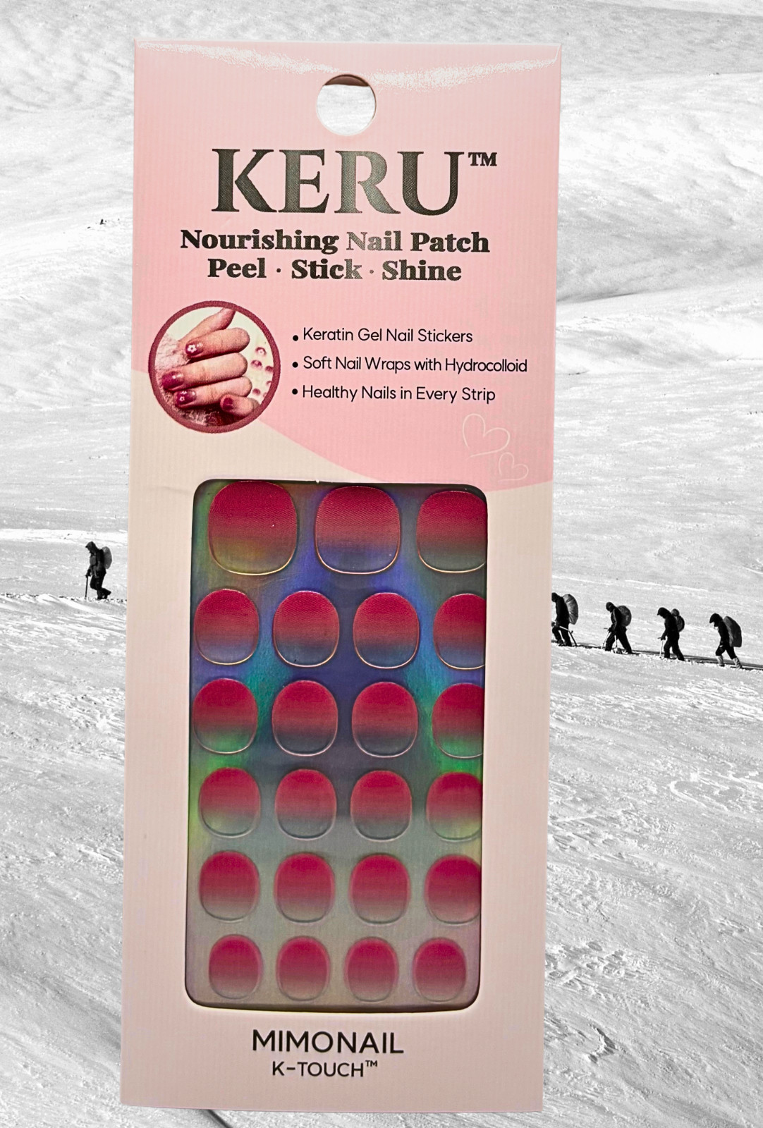 KERU™ Gel Base Sticker for Nail Care | Damage-Free | Long-Lasting Wear