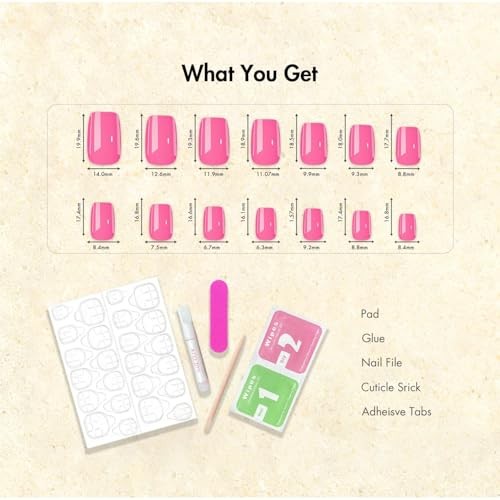 Teal Blue Press on Nails Medium Square, Soft Gel Fake Nails Short teal blue